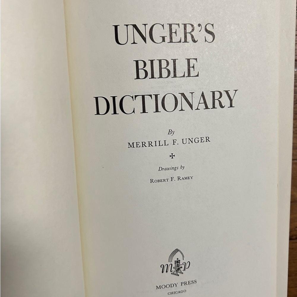 Ungers’s Bible Dictionary • Vintage • 1967 • HC Book W/ DJ • Moody Bible - Picture 10 of 11